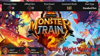 Monster Train 2 - Covenant Rank 10 - Pyreborne with Hellhorned - Titan Run