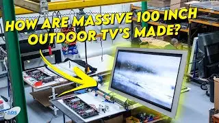 How Are MASSIVE Outdoor TV's Made? - Aquavision Factory Tour