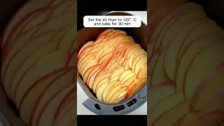 Healthy Snacking with Comfyhome Air Fryer: Homemade Apple Chips 🍏✨ #airfryercooking #airfryerrecipes