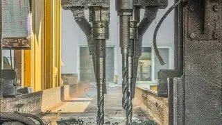 &ldquo;CNC Machine Drilling H-Beam | Real Metal Work in Korea 🔩🇰🇷&rdquo;