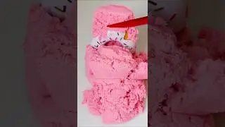 Revealing Hidden Donut Toy Inside Kinetic Sand | Satisfying ASMR Surprise 🍩✨ #sandplayzone #asmr