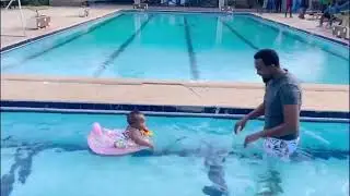 Aww Pascal Tokodi Daughter is Already Swimming 🏊&zwj;♂️ 😍 see how it Went