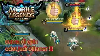 Odette jadi offlaner ??!! Epic mah bebas | tempatnya berkata kasar :D Mobile Legends Indonesia