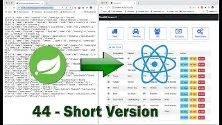 Part 44b - Display Spring API Data on a React Page (Short version)