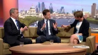 Nigel Farage vs Yvette Cooper vs Nick Clegg