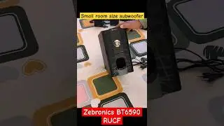 Zebronics BT6590RUCF | Small Room Subwoofer ✨🔥 #sound #soundbar #subwoofer  #youtubeshorts