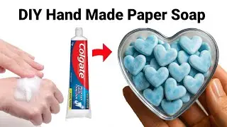 Paper Soap Making At Home 🧼 Paper Soap &bull; How To Make Paper Soap &bull; DIY Paper Soap&bull;Homemade Paper Soap