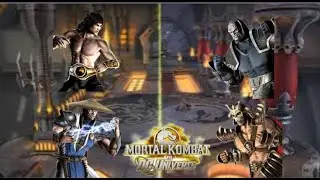 Liu Kang / Raiden vs Darkseid / Shao Kahn (Tag Team Match)