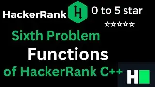 06. Hacker Rank Solution : Functions |Function solution of C++ Problem Hacker Rank 