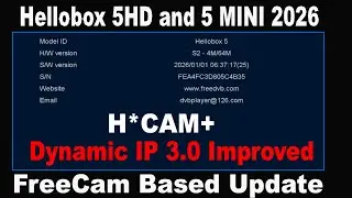 Hellobox 5 HD and Helobox 5 Mini Hcam+ Update 2026, Hellobox Software 2026, Hellobox F*reeCam update