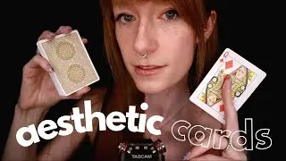 ASMR ⚡️ Aesthetic Card Tapping & Guessing Game (Slow to Fast)