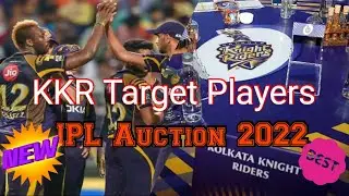 KKR Target Players IPL Mega Auction 2022 || Key Players KKR will Bid for IPL 2022|| KKR Next Captain