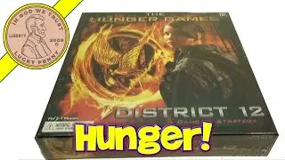 How To Play The Game The Hunger Games Movie - District 12 A Game Of Strategy Board Game Un-Boxing