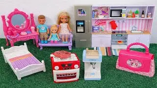 10 Minutes Satisfying ASMR with Unboxing Pink Princess Kitchen Play set ASMR | Review Toy ASMR Video