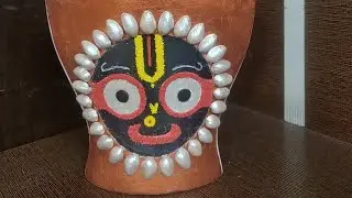 Old Vase to Beautiful showpiece transformation | Lord Jagannath | Best out of waste ideas