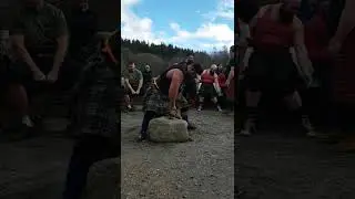 Scottish stone lifting Another lift of The historic Dinnie Stones at Potarch 188.5k 144.5k #shorts