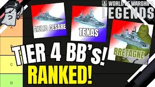 Рейтинг ВСЕХ линкоров 4-го уровня! || World of Warships: Legends