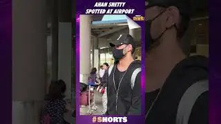 Ahan Shetty Clicked at Mumbai Airport #AhanShetty #MumbaiAirport #IndiaTVShowBiz