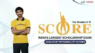 SCORE 2025 - Enroll Now! 💥 | India&rsquo;s Biggest Scholarship Exam by Sri Chaitanya | #gukeshdommaraju
