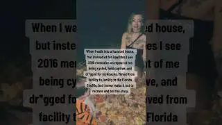 a #hauntedhouse but I'm reliving my 2016 #memories of the #florida shuffle. #traffickingawareness