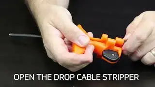 How To Strip Drop Cables or make a Mid span Slit