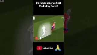 Angel Correa 90+6 Equalizer vs Real Madrid #atleticomadrid #football #goals