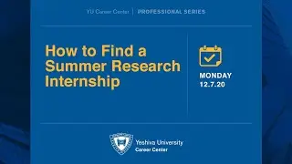 How to find a Summer Research Internship