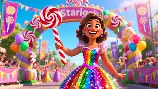 Colorful Candy Parade | Fun Candy Rhyme for Kids | Nursery Rhymes & Songs for Children