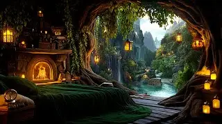 Cozy Exotic Plants Sleeping Nook ❖ Magical Fairy Music & Ambience | Studying, Working, Healing