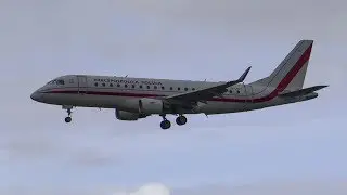 Polish Government E175 [SP-LIH] landing in Hanover!