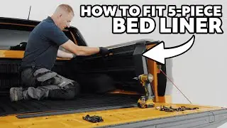 Next-Gen 2023+ Ford Ranger How To Fit 5-Piece Under Rail Bed Liner