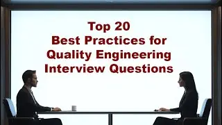 Top 20 Best Practices in Quality Engineering Interview Questions