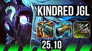 KINDRED vs MASTER YI (JGL) | 65% winrate | NA Grandmaster | 25.10