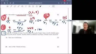 Types of Permutations & Combinations IGCSE Questions