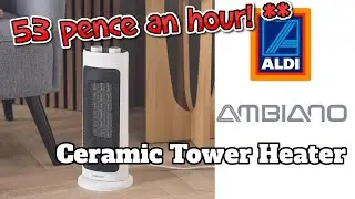 Керамический башенный обогреватель Aldi &mdash; БЮДЖЕТНЫЙ Зимняя победа? 🔥