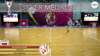 SOLO MACE JUNIORS SILVER MEDALIST: SAŠETKY, ADRIANA MIŠAKOVA, SLOVAKIA