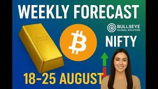 GOLD, Bitcoin & NIFTY Weekly Forecast  Market Trends 18&ndash;25 August 2025,