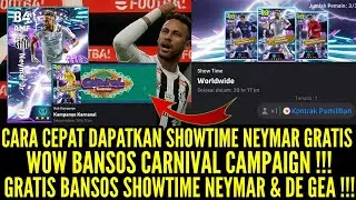 CARA CEPAT DAPATKAN SH0WTIME GRATIS NEYMAR & DE GEA ! BANS0S CARNIVAL GRATIS SH0WTIME BEBAS PILIH !