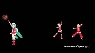 mmd rin len and miku Christmas 🎄 [motion dl]