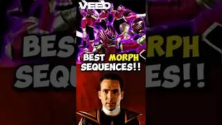 Best Morph Sequence #powerrangers #redranger #powerrangersdinothunder #shorts #powerrangersspd #mmpr