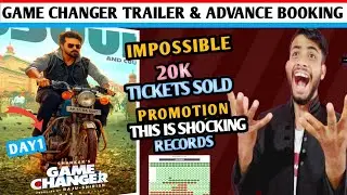 game changer advance booking |game changer trailer release update |game changer overseas advance