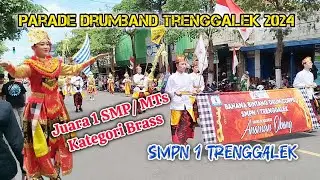 JUARA 1 STREET PARADE DRUMBAND TRENGGALEK SMPN 1 TRENGGALEK