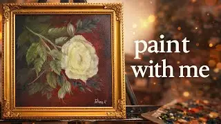 Painting rose 🌹 oil 