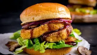 Even my carnivore of a husband loves this Fried Halloumi Burger