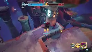 Crash Team Rumble: N. Sanity Caverns & Tar Valley as Dr. N.Gin (Top Performer)