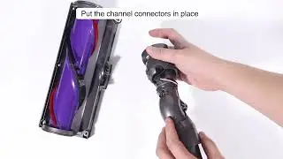 How to Install Ball Wheel and Head Connector Compatible with Dyson 20w 30w 50w Direct Drive Vacuum