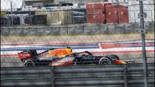 Checo P&eacute;rez and Max Verstapen P1- P3  qualifying run . Austin f1 grandprix qualy