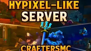 CraftersMc Hypixel-Like-Server || Best Minecraft Pocket Edition or  Bedrock Edition Minecraft server