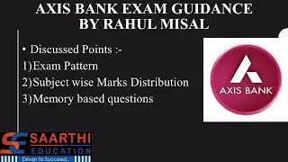 Axis Bank Exam Guidance Session