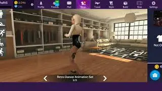 Retro Dance animation set avakin life